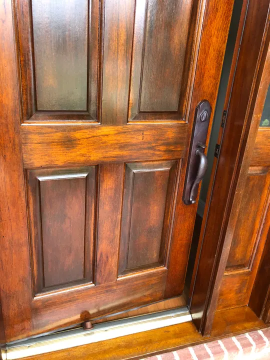 Cypress Door Detail