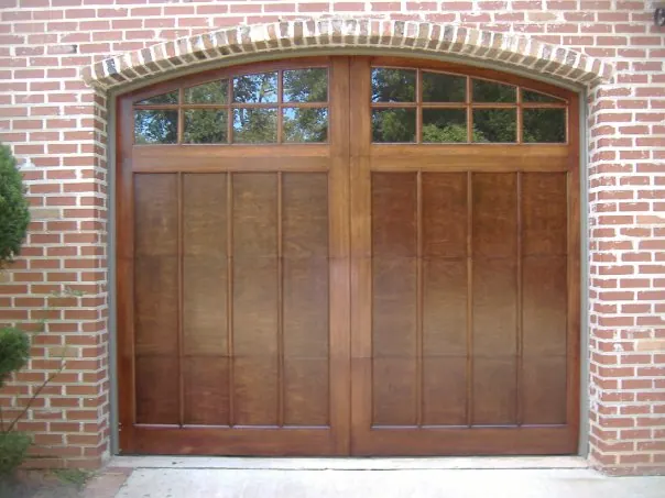 Mahogany Garage Doors