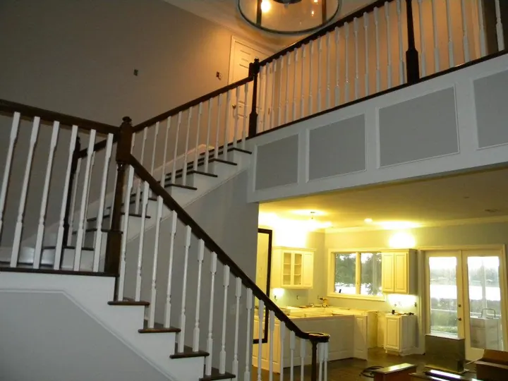 Gray Stairwell Painting