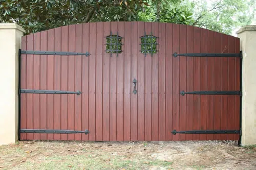 Wood Fence Gate